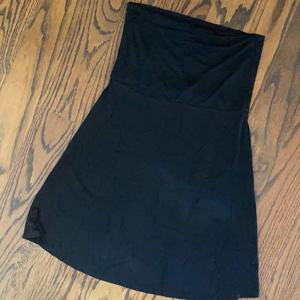 Merona knee length flowy black skirt medium
